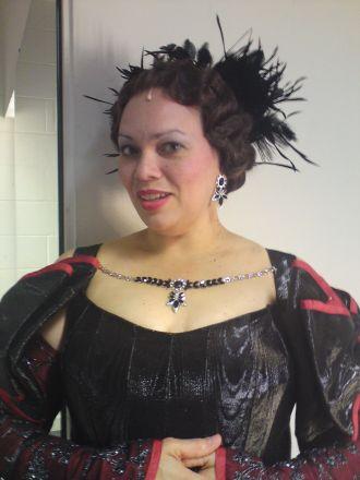 Backstage as Frau Zeller in The Sound of Music Tour